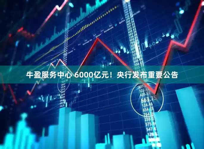 牛盈服务中心 6000亿元！央行发布重要公告